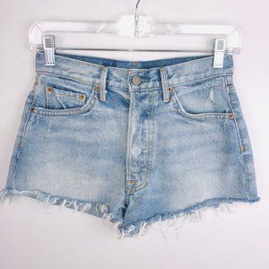 GRLFRND Dovima Lt Wash Jean Shorts in Car Wash 24